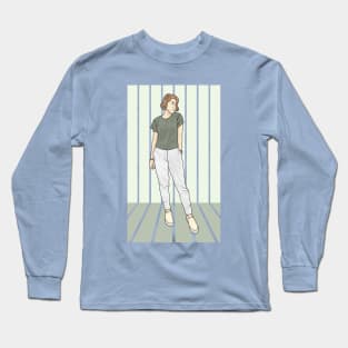 Girl Cream shoes Cloud Collection Long Sleeve T-Shirt